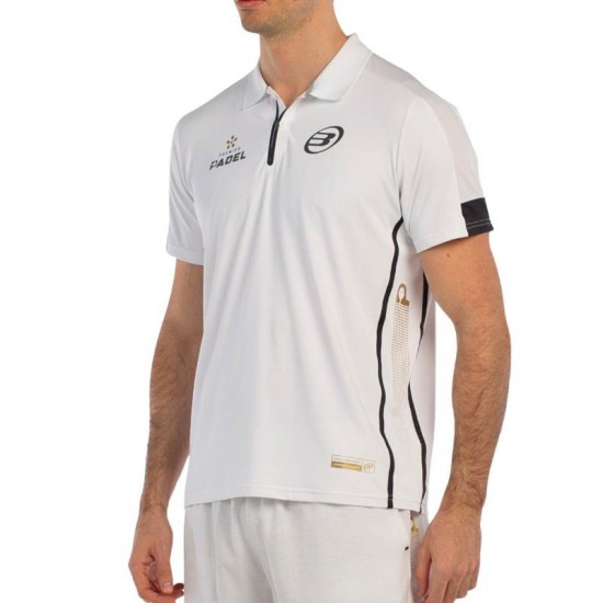 Polo Bullpadel Premier Padel Bogue Branco