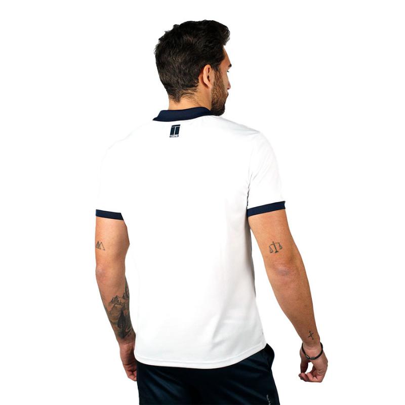 Polo Cartri Amonet Branco Azul Marinho