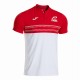 Polo Joma A1 Padel Bianco Rosso