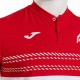 Polo Joma A1 Padel Bianco Rosso