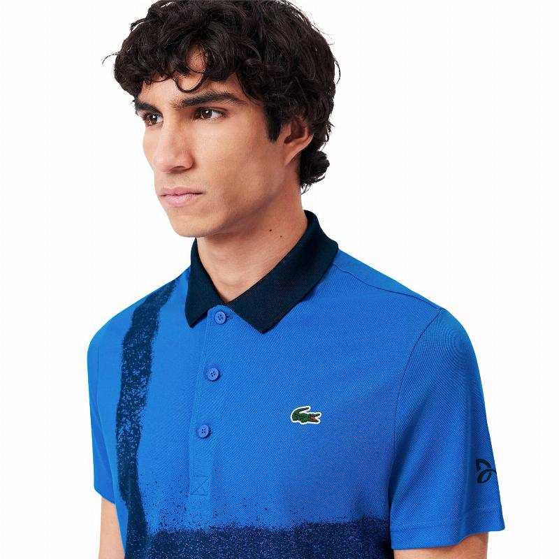 Polo Lacoste Novak Djokovic Ultra Dry Azul Marino