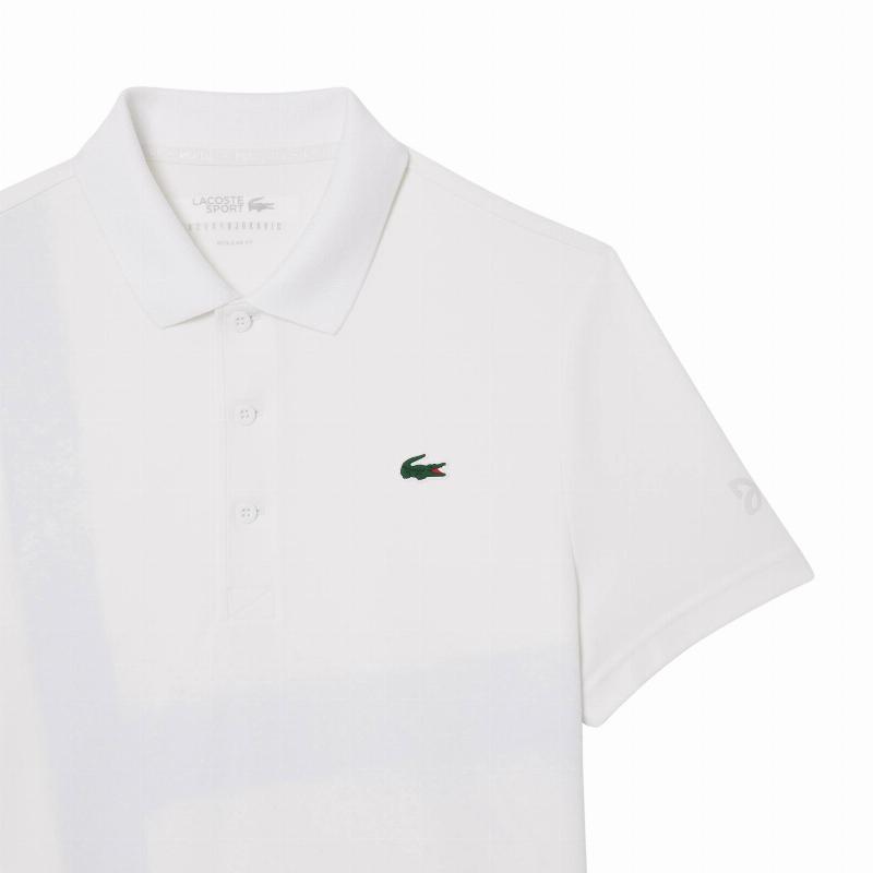 Polo Lacoste Novak Djokovic Ultra Dry Blanco