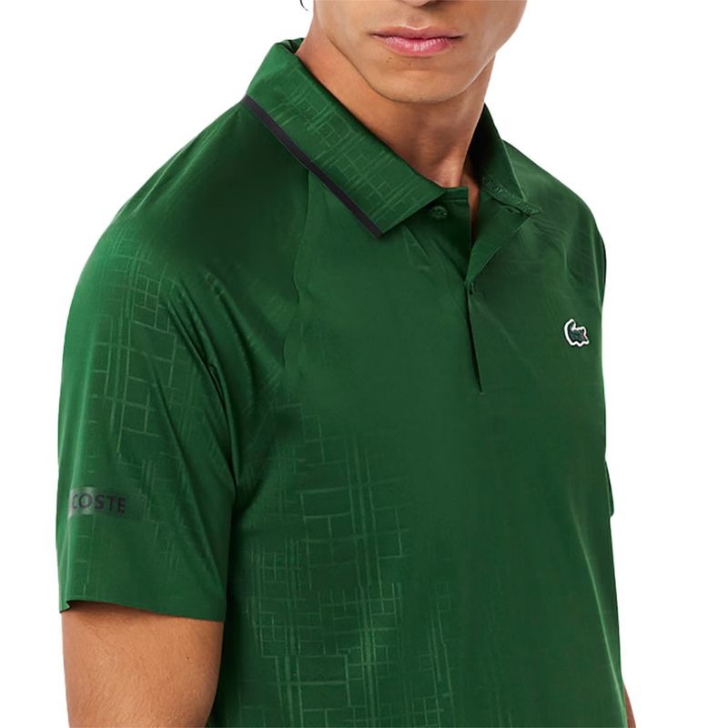 Polo Lacoste Novak Djokovic Ultra Dry Verde Escuro