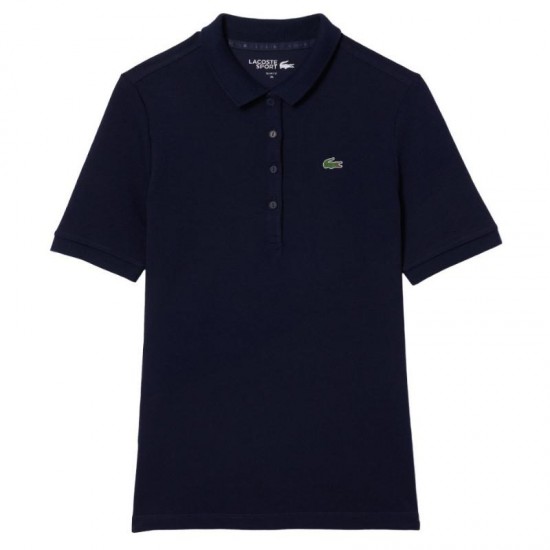 Polo Lacoste Pique Blu Navy Donna