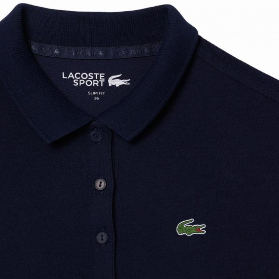 Polo Lacoste Pique Blu Navy Donna