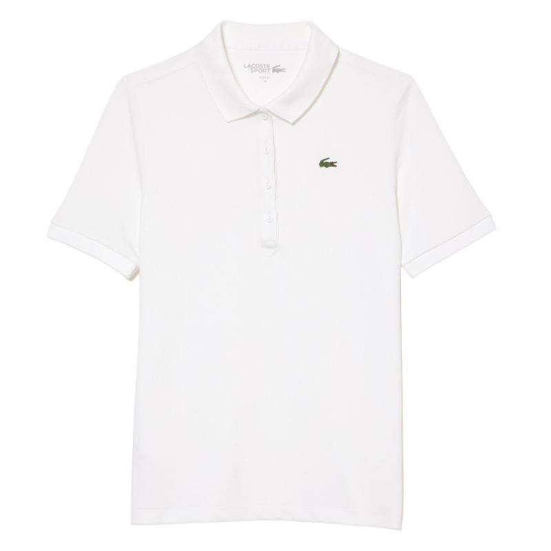Polo Lacoste Piqu? Branco Feminino