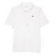 Polo Lacoste Pique Blanc Femme