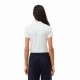 Polo Lacoste Pique Blanc Femme