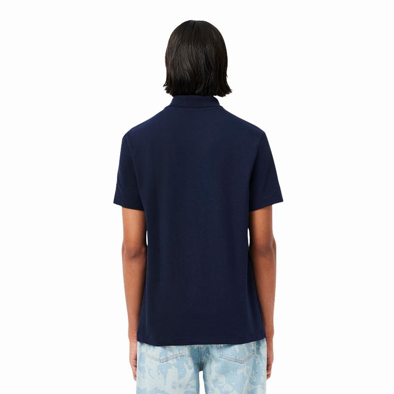 Polo Lacoste Regular Fit Algodon Azul Marino