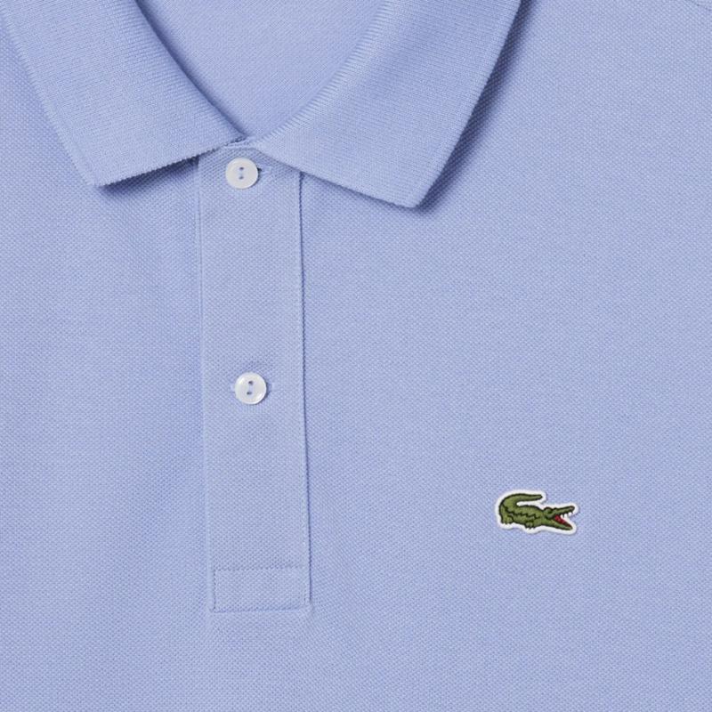 Polo Lacoste Regular Fit Algodon Azul Violeta