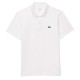 Lacoste Polo Regular Fit en coton blanc