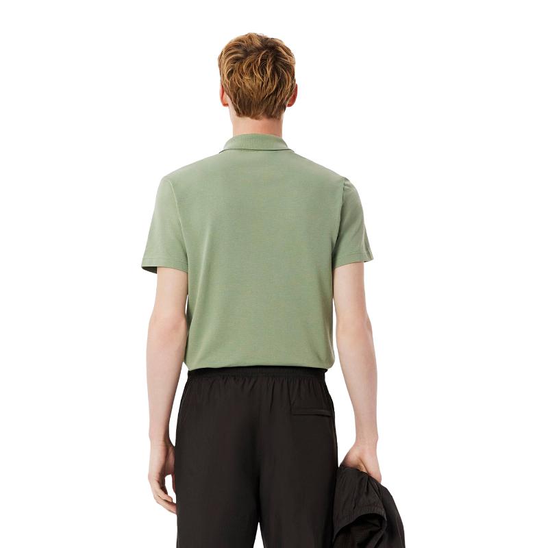 Polo Lacoste Regular Fit Cotone Timo Verde