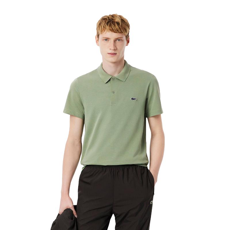 Polo Lacoste Regular Fit Cotone Timo Verde
