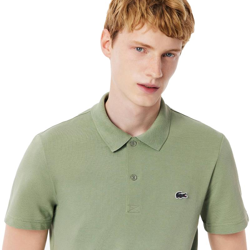 Polo Lacoste Regular Fit Cotone Timo Verde