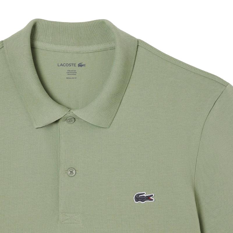 Polo Lacoste Regular Fit Cotone Timo Verde