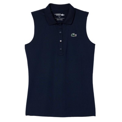 Polo Femme Lacoste Ultra Dry Bleu Marine