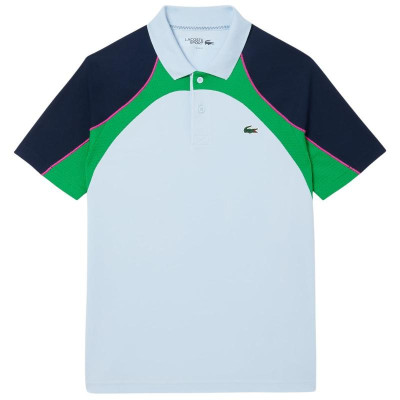 Polo Lacoste Ultra Dry Azul Verde