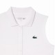 Polo Femme Lacoste Ultra Dry Blanc