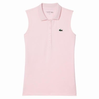 Lacoste Ultra Dry Pink Polo Donna