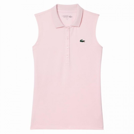 Polo femme Lacoste Ultra Dry Pink