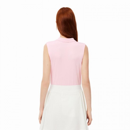 Lacoste Ultra Dry Pink Women''s Polo Shirt