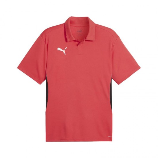 Puma Camisa Polo Vermelho Preto