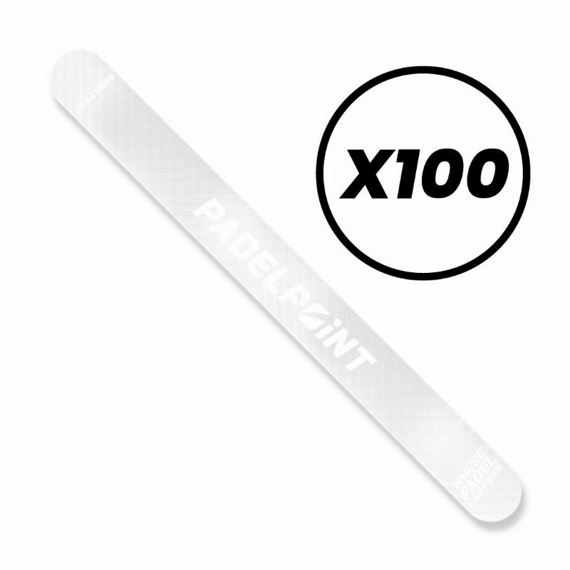 Protecteur PadelPoint Transparente Rugoso Logo Big x100