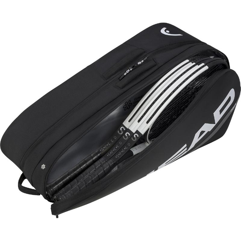 Bolsa de Raquete Head Tour L Preto Branco