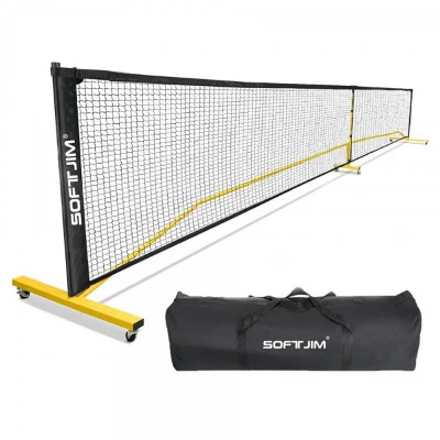 Pickleball rosso SoftJim con ruote