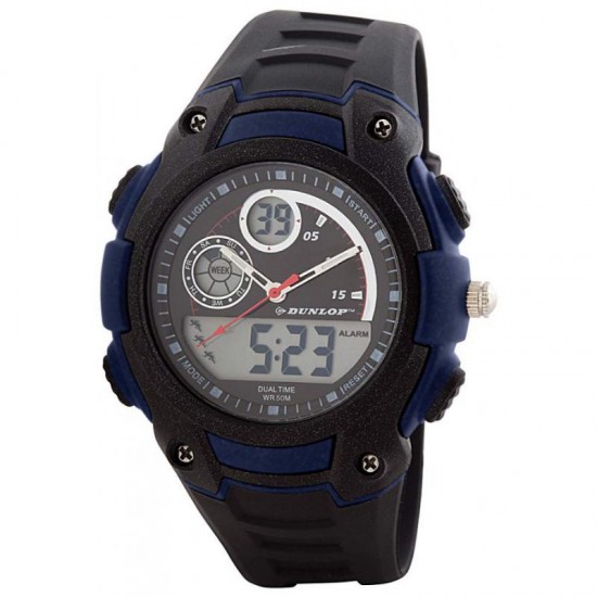 Reloj Dunlop Negro Azul
