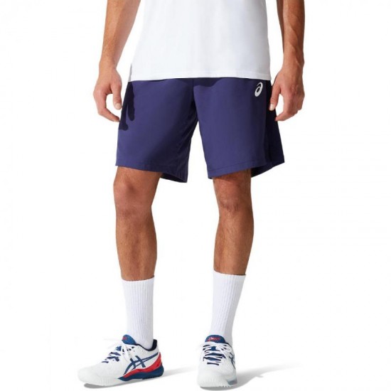 Short Asics Court 9In Azul Peacoat