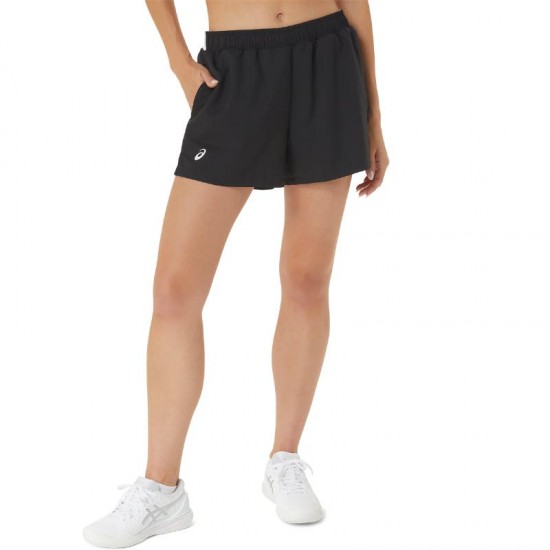 Short Asics Court Nero Bianco Donne