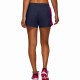 Pantaloncini Asics Practice Azul Peacoat Rosa Mujer