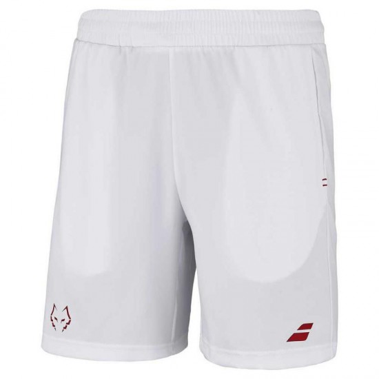 Babolat Juan Lebron Shorts Branco Vermelho