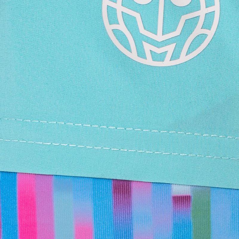 Curta Bidi Badu Good Melbourne Impresso 2In1 Aqua Mix