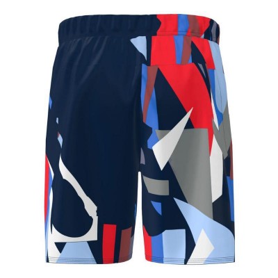 Badu New York 7Inch Dark Blue Red Bidi Shorts