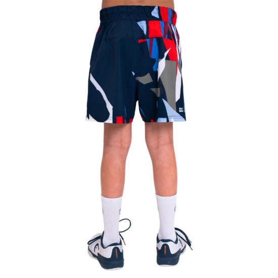 Badu New York Dark Blue Red Junior Bidi Shorts