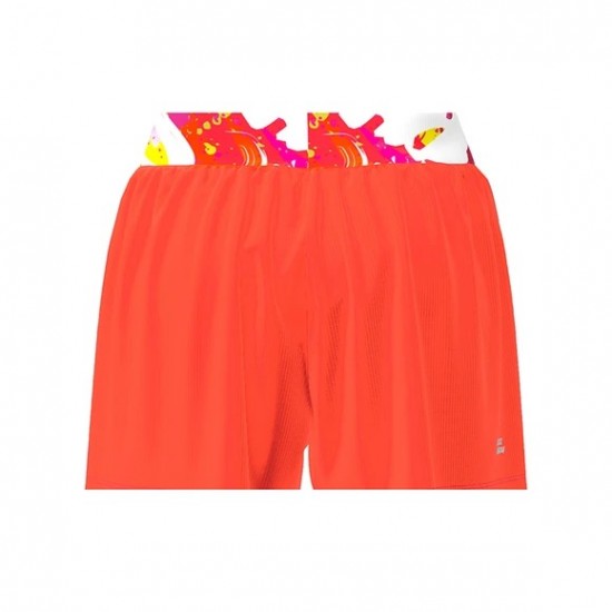 Short Bidi Badu Wild Arts Printed 2en1 Naranja Mix Junior