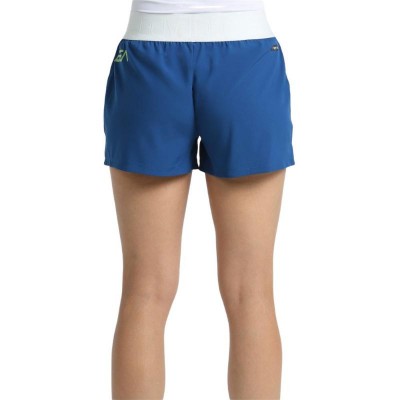 Pantaloncini da donna Bullpadel Bea Gonzalez Derbi blu scuro