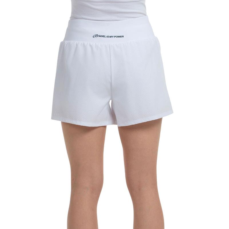 Pantaloncini da donna Bullpadel Dictio White