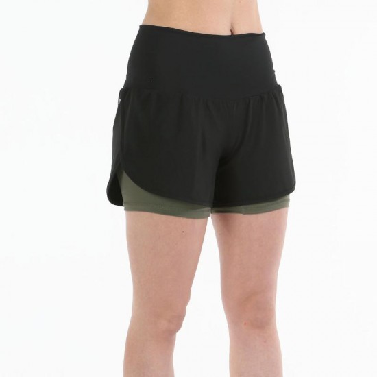 Short Bullpadel Jonio Negro Mujer