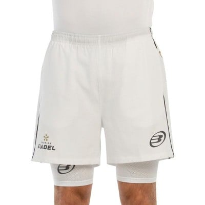 Short Bullpadel Premier Padel Barde Blanc