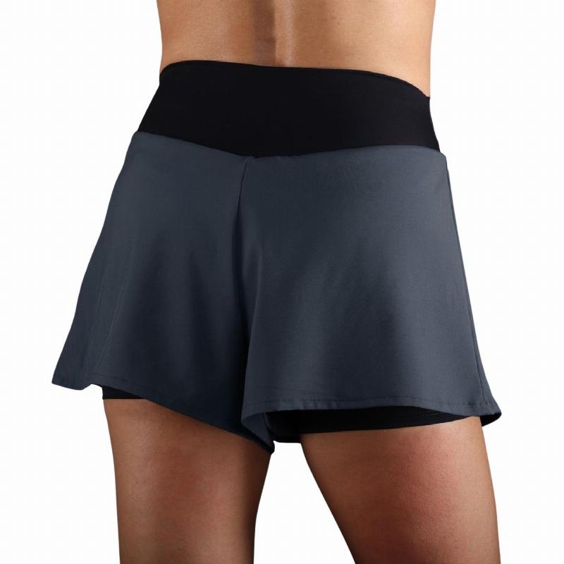 Pantaloncini Endless Court Titanio Mujer