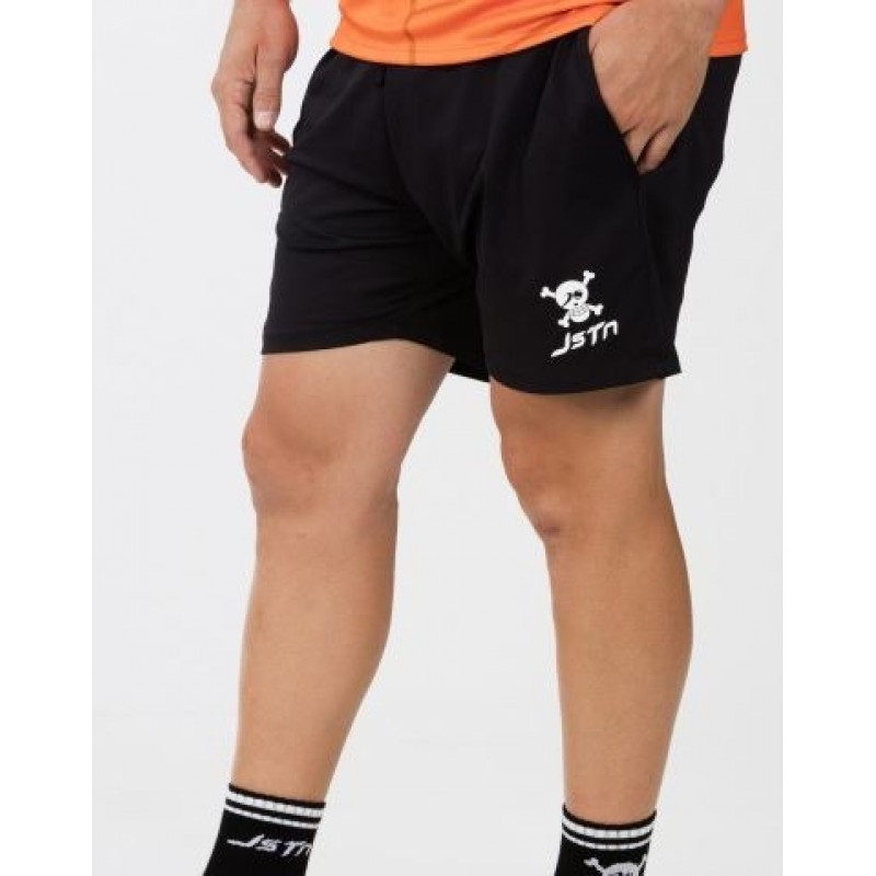 Short Just Ten Krop Negro Logo Blanco