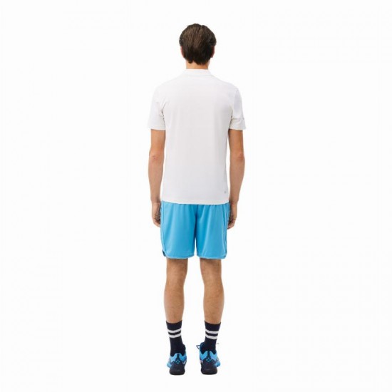 Short Lacoste Daniil Medvedev Bleu Blanc