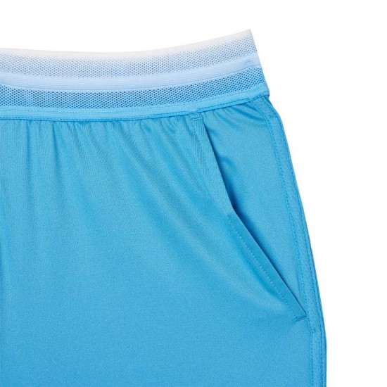 Short Lacoste Daniil Medvedev Azul Blanco