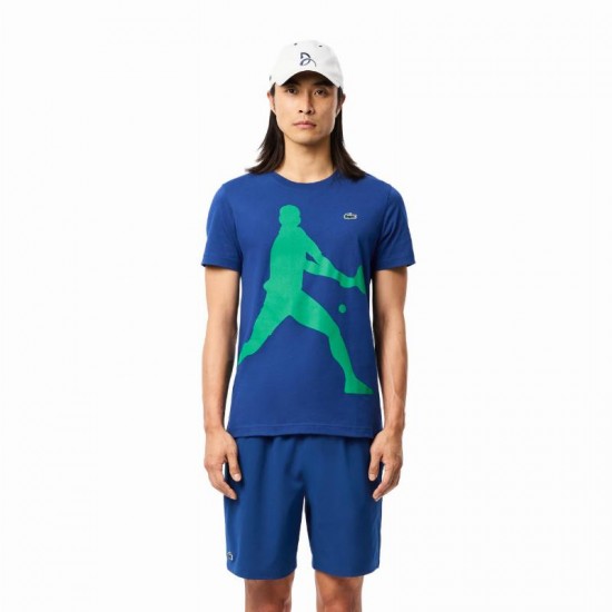 Short Lacoste Novak Djokovic Bleu Fonce