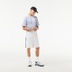 Short Lacoste Sport Side Stripes Blanc Vert