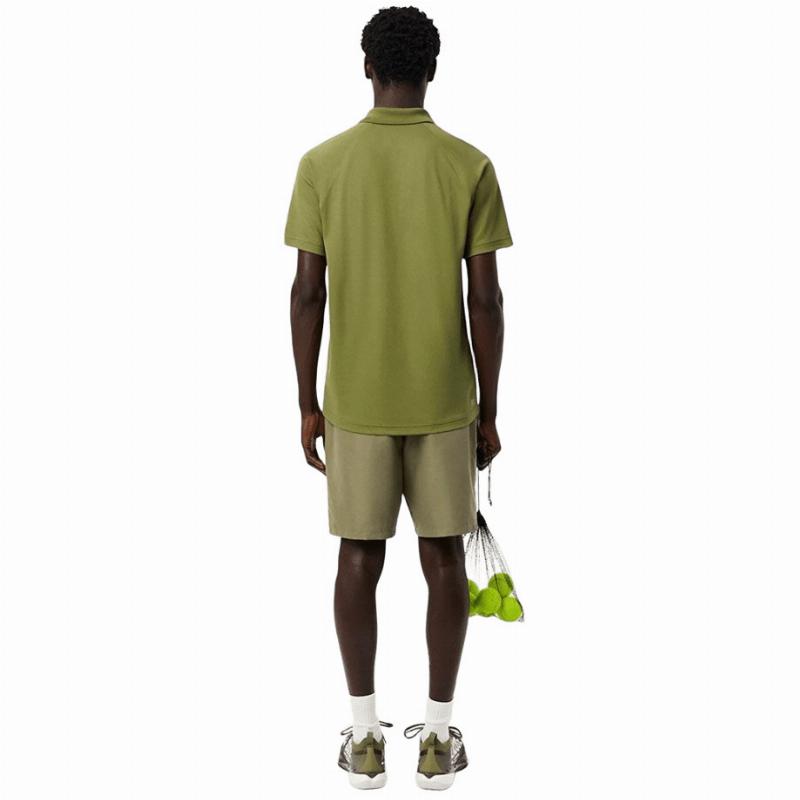 Short Lacoste Sport Verde Kaki