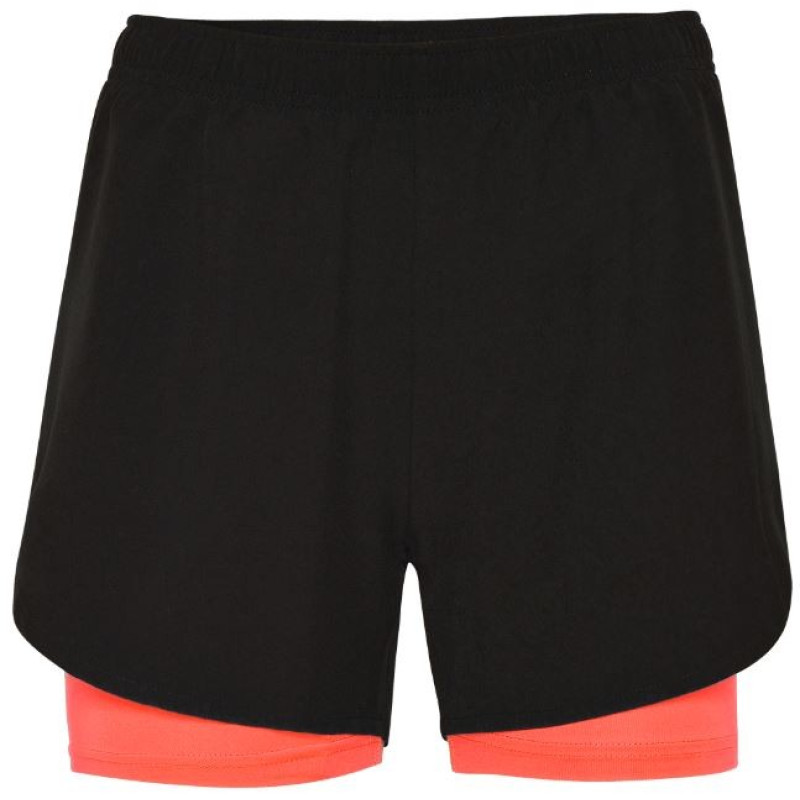 Short Roly Lanus Negro Coral Fluor
